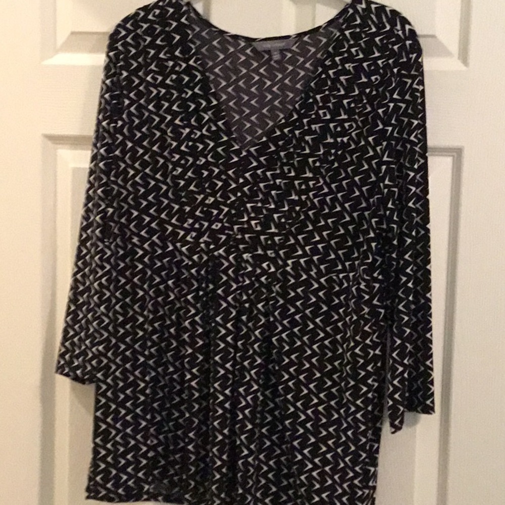 Black & cream tunic